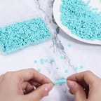 Light Blue Polymer Clay Beads, 6mm Heishi Bead for Jewelry Bracelets Necklace Making 1000PCS - color: Light blue