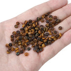 BEADIA Natural Yellow Tiger Eye Disk Stone Beads 4x2mm 160pcs Rondelle Loose Semi Gemstone Beads for Jewelry Making Design - color: Yellow Tiger Eye