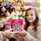FUNZBO 650pcs Pop Beads - Jewelry Making Kit for 3 4 5 6 7 8 Year Old Little Girls, Arts and Crafts Toys for Kids, Necklace Bracelet Creativity Snap Set Birthday Gifts - size: Large