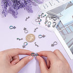 SUNNYCLUE 1 Box 10 Sets Toggle Clasps Toggle Jewelry Clasps Teardrop 304 Stainless Steel Toggle Clasp T-Bar Connectors OT Clasps for Jewelry Making Women Adults DIY Necklace Bracelet Crafts Supplies