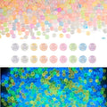 Beadthoven 1998pcs 2mm Luminous Bubble Beads - 9 Colors, No Hole, Glow in The Dark Droplet Balls for Resin Crafts, DIY 3D Nail Arts, Shaker - size: 2mm