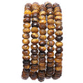 BEADIA Faceted Natural Yellow Tiger Eye Stone Rondelle 4x6mm Loose Semi Gemstone Beads for Jewelry Making 38cm - color: Yellow Tiger Eye Faceted Rondelle, size: 4x6mm