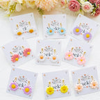 Flower Shape Polymer Clay Cutters Set – Molds and Clay Cutters for Polymer Clay, Floral Clay Earring Tools - color: C color
