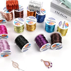 8 Gauge Aluminum Craft Wire, 3mm Jewelry Wire for Jewelry Making Supplies and DIY Metal Craft Art (Gold, 32 Feet) - color: Gold, size: 8Gauge 32FT