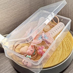 19 Pack Rectangular Clear Plastic Storage Containers Box with Hinged Lid for Beads and Other Small Craft Items (5.7 x 3.35 x 1.38 inch) - size: 5.7 x 3.35 x 1.38 inch