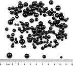 Bymitel 6mm Natural Onyx Black Agate Round Beads Gemstones Genuine with 200pcs DIY Jewelry Making Unisex (6mm 200pcs, Black Onyx) - color: Black Onyx, size: 6mm 200pcs