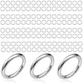 2000 Pieces Stainless Steel Jump Rings for Jewelry Making, 7mm, 18 Gauge Thickness, Silver (7mm) - color: 7mm