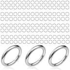 2000 Pieces Stainless Steel Jump Rings for Jewelry Making, 7mm, 18 Gauge Thickness, Silver (7mm) - color: 7mm