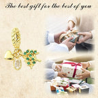 Charms for Jewelry Making Real 18K Gold Plated Dangle Charms Large Hole European Brass Pendant for Bracelet Necklace Women Gift - style: Tree of Life