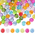 MECCANIXITY 400pcs Czech Faceted Bicone Beads 8mm Glass Spacer Bead Bulk for Jewelry Making & DIY Craft, Mixed Colors - color: Mixed Colors