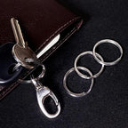 CREST Surgical and Marine Grade Stainless Steel Split Ring for Keychains SS316L Key Rings for Car Keys - color: 10-pack 316lss