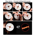 Comidox 4Pcs Kumihimo Disk Braiding Wheel Lightweight & Convenient Friendship Bracelet Disc Square & Round Kumihimo Supplies for Beading & Bracelet Weaving Kit DIY
