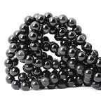 35PCS 10mm Natural Black Obsidian Gemstone Round Loose Beads Crystal Energy Stone Healing Power for DIY Jewelry Making 1 Strand 15" - color: Black Obsidian, size: 10mm