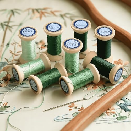 Natural 100% Mulberry Handmade Embroidery Silk Thread Silk Floss (31) - color: 31