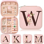 Christmas Stocking Stuffers for Women, Personalized Gifts Birthday Gift for Teen Girls, Travel Jewelry Case Box Organizer Mothers Day Mom Gifts for Daughter - style: W