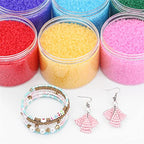 4mm Frosted Glass Seed Beads for Jewelry Making, 1000pcs Tiny Glass Bead Matte Pony Loose Spacer Beads for Beading, Friendship Bracelet, Pendants, Necklaces, DIY Crafting, Red - color: Red