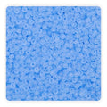 4mm Frosted Glass Seed Beads Bulk, 1000pcs Small Round Glass Bead Matte Loose Spacer Beads for Beading, Friendship Bracelet, Pendants, Key Chains, Necklaces, Hairpins, Dusty Blue