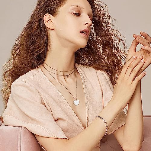 Honbay 40PCS Enamel Alloy Charms Pendant Dainty Cute Love Heart Shaped Pendants Valentine's Day Pendant Bead Charms for Keychains Earrings Bracelets Necklaces Jewelry Making and DIY Crafts - color: White