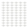 Hollow Filigree Charms - color: Antique Silver