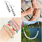 600pcs Acrylic Letter Beads Alphabet Red Letters White Round Bead, 4x7mm, for Friendship Bracelets and Gifts Souvenir Jewelry Making - color: Red Letter White Bead