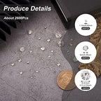 Fashewelry 2600pcs 7 Size Glass Pointed Back Rhinestone with Golden Back 1mm/2mm/3mm/4mm/5mm/6mm/8mm Crystal Faceted Diamond Loose Stone Clear Round Rhinestone Cabochons for Nail Art Replacing Jewelry - color: Clear, Golden Back, size: 1mm/2mm/3mm/4mm/5mm