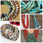 BONNY BOXX 150PCs Natural African Bloodstone Spacer Beads, Loose Semi Precious Flat Round Gemstone Heishi Disc Stone Beads for Beading Jewelry Making 4mm*2mm - color: African Bloodstone, size: 4MM*2MM