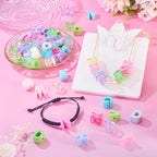 Cheriswelry 100Pcs Acrylic Letter Beads Bracelet Bead Colorful Alphabet A-Z Plastic Loose Spacer Beads 20x14mm for DIY Necklace Keychain Lanyard Making Craft Hole: 3.5mm - color: Mixed Color*3