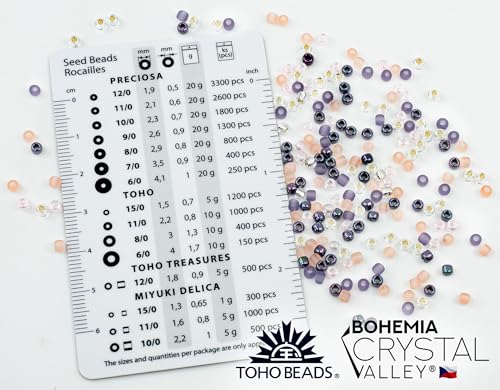 Bracelet Making kit with Czech Glass Beads & TOHO Japanese Rocailles, 2pc Memory Wire and crimps for begginers - Easy & Fast to do (Butterflies Purple Pink)