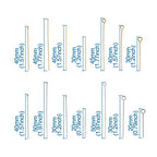Craftdady 640Pcs Stainless Steel Open Eyepins Flat Headpins Ball Head Pins 2 Colors Metal Wire Needle Pin Set for Earring Pendant Jewelry Necklace Bracelet Making, 21 Gauge - color: 2 Colors, Mixed Pins