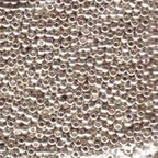 Metallic Miyuki Seed Bead Mix, Size 8/0, Galvanized Silver, Galvanized Gold and Black Opaque