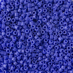 Miyuki Delica Seed Beads Bundle: Size 11/0, Blue Opaque Palette Collection DB1137, DB1138, DB1497-3 Tubes of 7.2 Grams ea