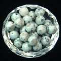 AD Beads Natural Gemstone Round Spacer Loose Beads (6mm 100pcs, Lotus Jasper) - color: Lotus Jasper, size: 6mm 100pcs