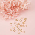 DanLingJewelry 200 pcs Golden Color 304 Stainless Steel 20 Gauge Open Jump Rings 7mm for Jewelry Making Connectors Jewelry Finding - color: 200 pcs - ф7mm δ 0.8mm - Golden