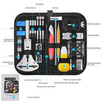 Singcci Watch Repair Kit, 151 PCS Professional Watch Battery Replacement Tool Kit, Watch Strap Bracelet Removal Tool with Carrying Case and Instructions