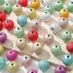 20mm Acrylic Beads 60pcs Color Fold Pearl Bead Chunky Bubblegum Beads for DIY Jewelry Making (fold Pearl) - color: uv pearl color