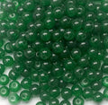 200PCS Glass Beads 8mm Glass Beads for Bracelets Necklaces Jewelry Making DIY Crafts (Dark Green) - color: Dark Green