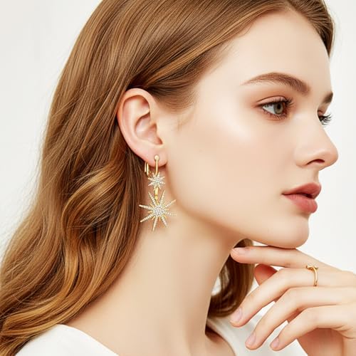 20 Pcs Clip On Earring Converter, Earring Converters Pierced to Clip, Non-Pierced Ear Clips, Stud Clip-On Findings, Components Findings with Post for None Pierced Ears, Gold & Silver