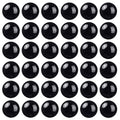 100pcs Natural Stone Beads 8mm Black Onyx Round Genuine Real Stone Beading Loose Gemstone Hole Size 1mm DIY Charm Smooth Beads for Bracelets Necklaces Earrings Jewelry Making Crafts - color: Black Onyx