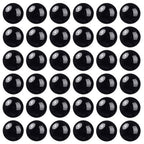100pcs Natural Stone Beads 8mm Black Onyx Round Genuine Real Stone Beading Loose Gemstone Hole Size 1mm DIY Charm Smooth Beads for Bracelets Necklaces Earrings Jewelry Making Crafts - color: Black Onyx