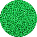 2000pcs Bright Green Glass Seed Beads, Colorful Tiny 4mm Beads for Jewelry Making, Beading Supplies. - color: Bright Green