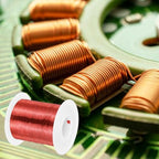 MECCANIXITY 36 AWG Magnet Wire, 36 Gauge Enameled Copper Wire, 1 Lb Magnetic Coil Wire for Transformer, Motor, Electric, 155C(311F) - size: 36 AWG
