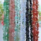 LAIDANLA Amazonite 400pcs Natural Chip Stone Beads 5-8mm Healing Crystal Irregular Gemstones Drilled DIY Loose Rocks Bead Crystal for Bracelet Earrings Necklace Jewelry Making Crafting - color: M-Amazonite