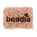 BEADIA Open Jump Rings Gold 0.8x8mm 300pcs for DIY Jewelry Making Supplies - color: Gold, size: 0.8*8mm