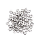 BEADIA Stainless Steel Spacer Beads 6x3mm Rondelle Loose Charm Caps Beads for DIY Jewelry Making 100pcs with 2.5mm Hole - color: 6x3mm 2.5mm