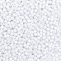 2000pcs Glass Seed Beads Bulk, 4mm 6/0 Mini Pony Spacer Small Individual Color Seed Beads for DIY Bracelet Necklaces Wrist Jewelry Making, White - color: White