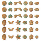 Craftdady 100g Flat Round Flower Oval Bow Acrylic Beads Cute Loose Spacer Beads Plastic Handmade Craft Bracelet Bead 7.5-21.5 mm for Earring Necklace Jewelry Making - color: Mixed Color A