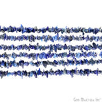 GM GemMartUSA Lapis Natural Raw Chip Beads Strands | Semi-Precious | AAA+ Quality 1 Strand 34” | DIY Bracelet Jewelry Making, Healing Crystal Craft| 4-6mm - Blue-Color Gemstones (CHLP-70001) - color: Lapis (CHLP-70001)