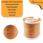 12GA Copper Wire for Jewelry Making, Dead Soft 1 LB Spool (2.0MM, 55Ft) Jewelry Wire for Beading, Electroculture Gardening - size: 12GA