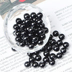 AD Beads 8mm Natural Round Loose Beads 110 Pieces, for Making 108 Mala Prayer Beads Necklace, Bracelet & Yoga Meditation, Jewelry Design (Black Onyx) - color: Black Onyx