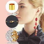 1000 Pcs Crimp Tube Beads for Jewelry Making, 2x2 mm Gold and Silver Round Crimp Beads, Plated Brass Tube Bead, Crimping Bead, Column Stoppers to Secure The Ends of Jewelry Strings, DIY Bracelet